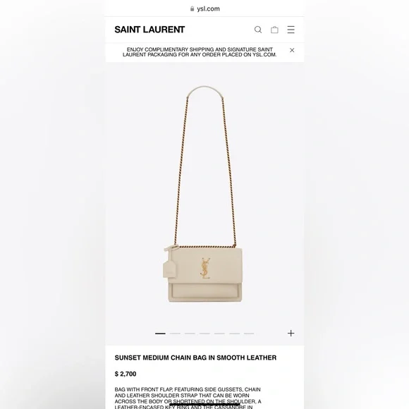 Ysl bag, used but excellent condition - Picture 15 of 16